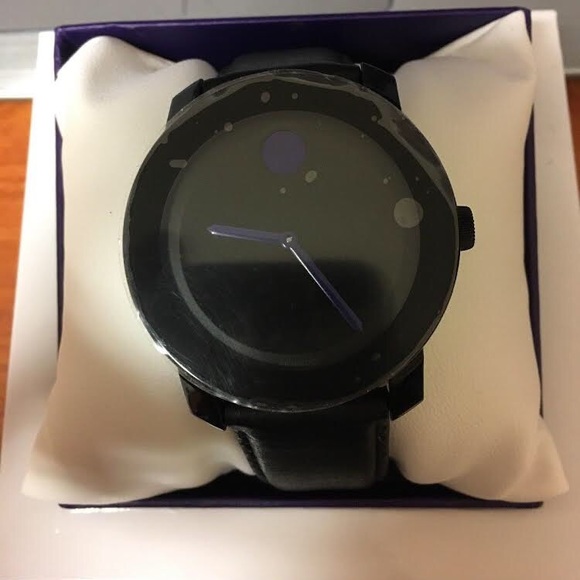 Movado Accessories - Movado Bold Watch Black Purple Stainless Steel